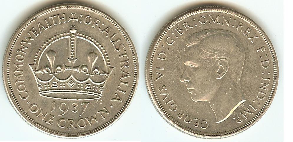 Australian Crown 1937 AU